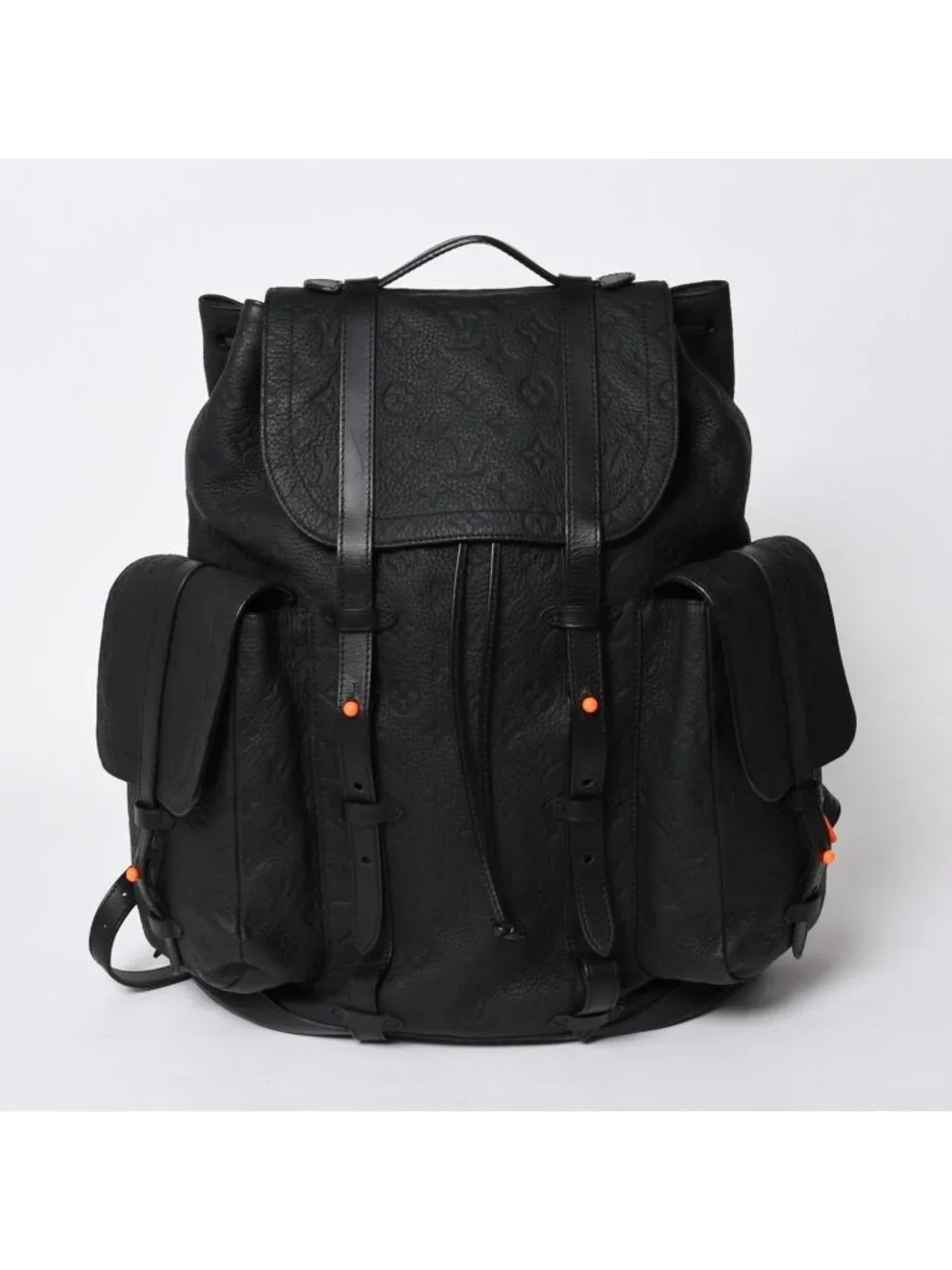 Louis Vuitton Backpack Christopher GM Monogram Taurillon Black